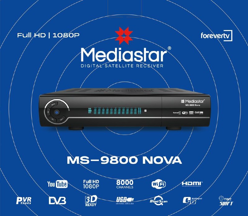 گیرنده دیجیتال مدیا استار مدل MS-9800 Nova