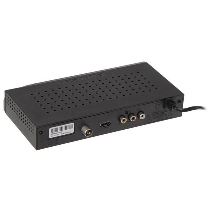 گیرنده دیجیتال پروویژن مدل HEVC.247 به همراه آنتن رومیزی امگا