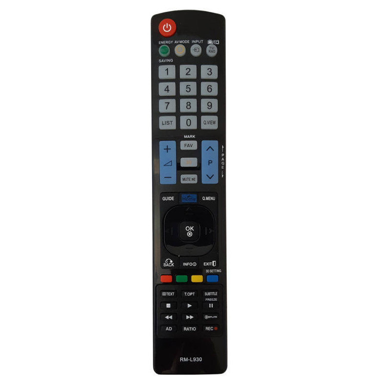 ریموت کنترل تلویزیون ال جی مدل RM-L930