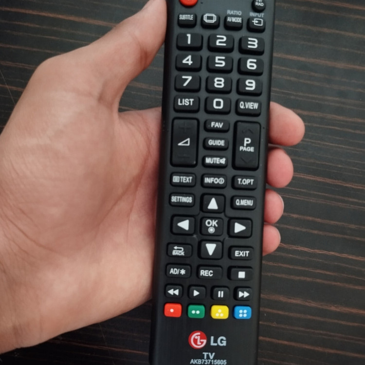 ریموت کنترل تلویزیون ال جی مدل AKB73715605