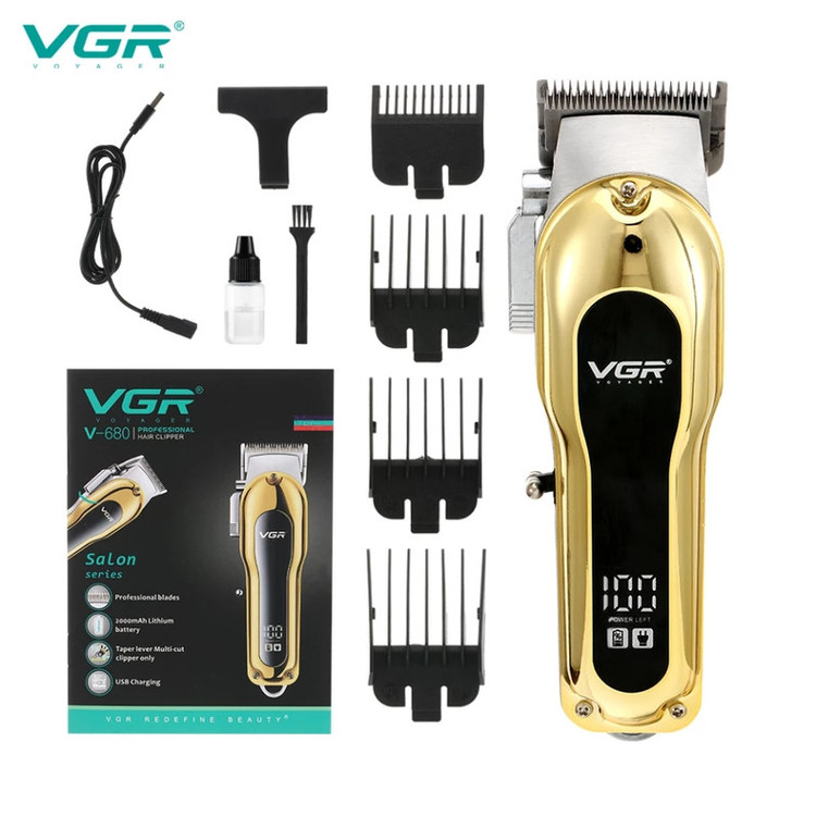 ماشین اصلاح موی سر و صورت وی جی ار مدل V-680