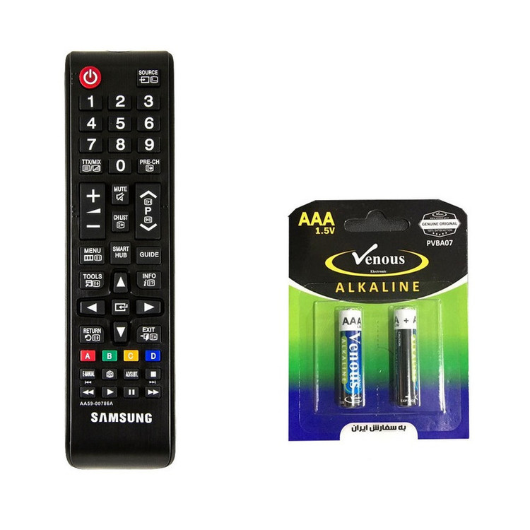 ریموت کنترل تلویزیون مدل AA59-00786A به همراه باتری