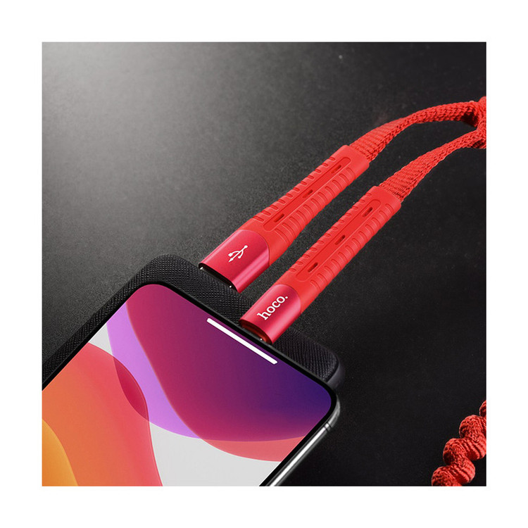 کابل تبدیل USB به لایتنینگ هوکو مدل U78 طول 1.2 متر