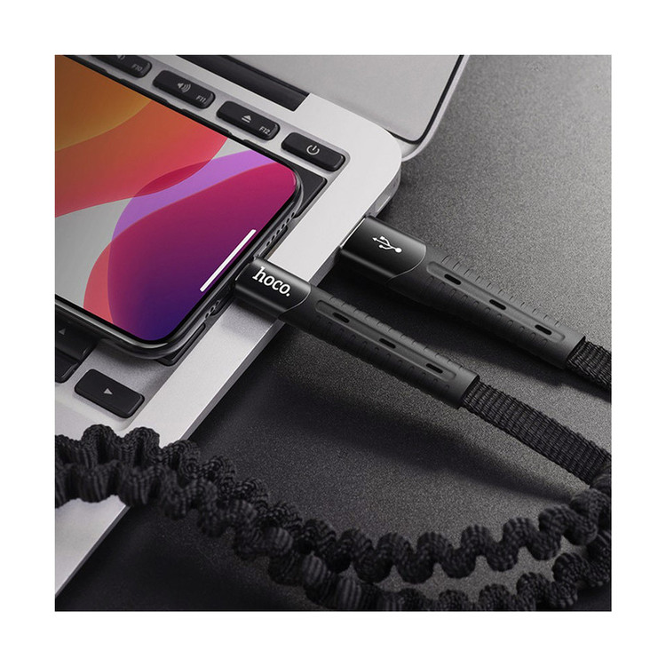 کابل تبدیل USB به لایتنینگ هوکو مدل U78 طول 1.2 متر