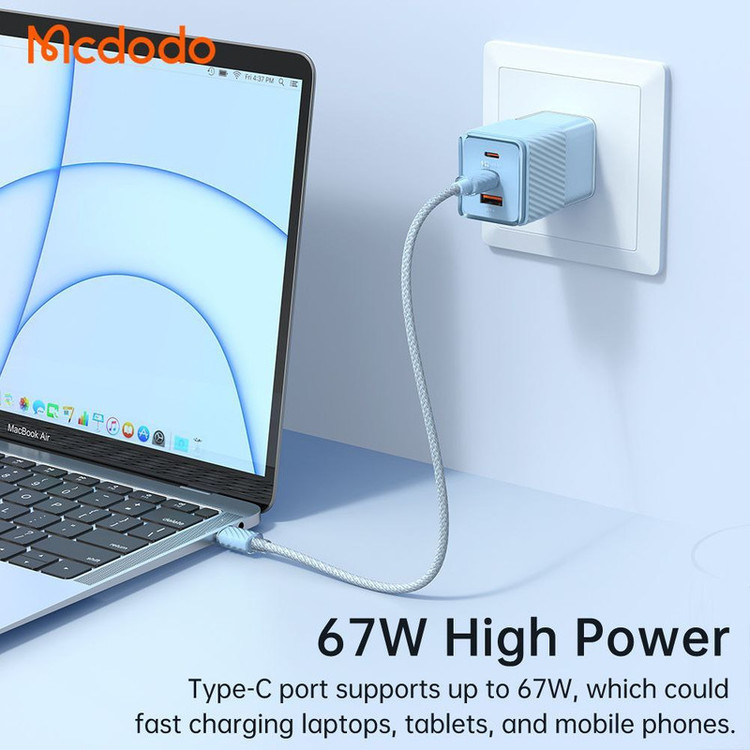 شارژر دیواری 67 وات مک دودو مدل CH-1481