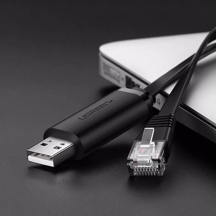 کابل تبدیل USB به RJ45 یوگرین مدل CM204-50773 طول 1.5 متر