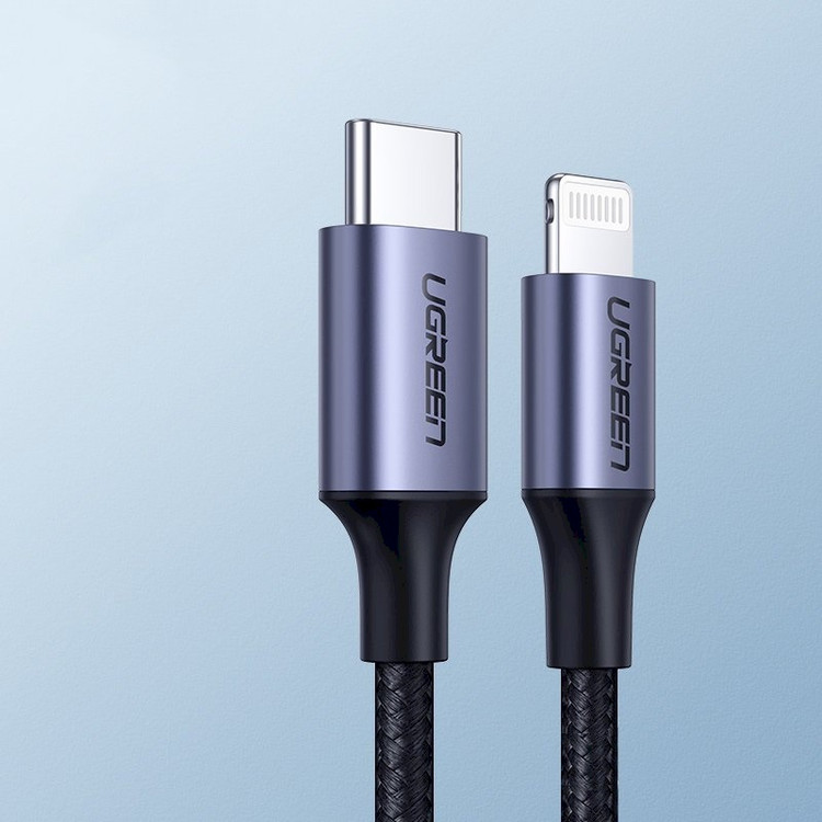 کابل تبدیل usb-c به لایتنینگ یوگرین مدل US304 طول 1 متر