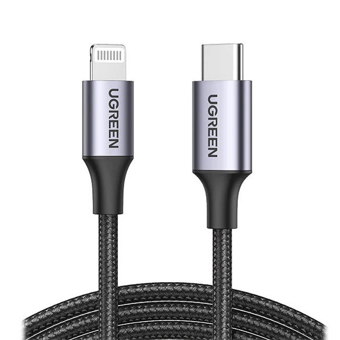 کابل تبدیل usb-c به لایتنینگ یوگرین مدل US304 طول 1 متر