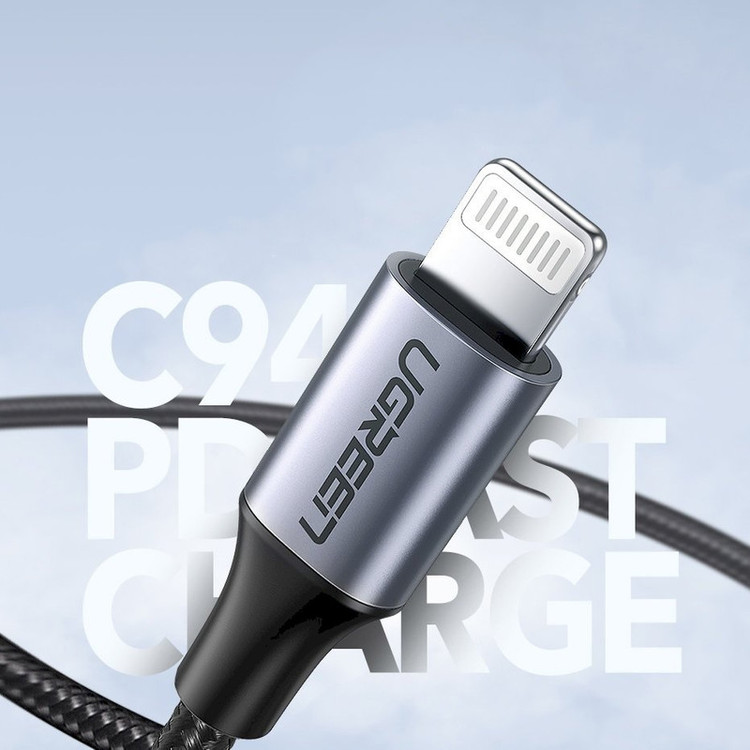 کابل تبدیل usb-c به لایتنینگ یوگرین مدل US304 طول 1 متر