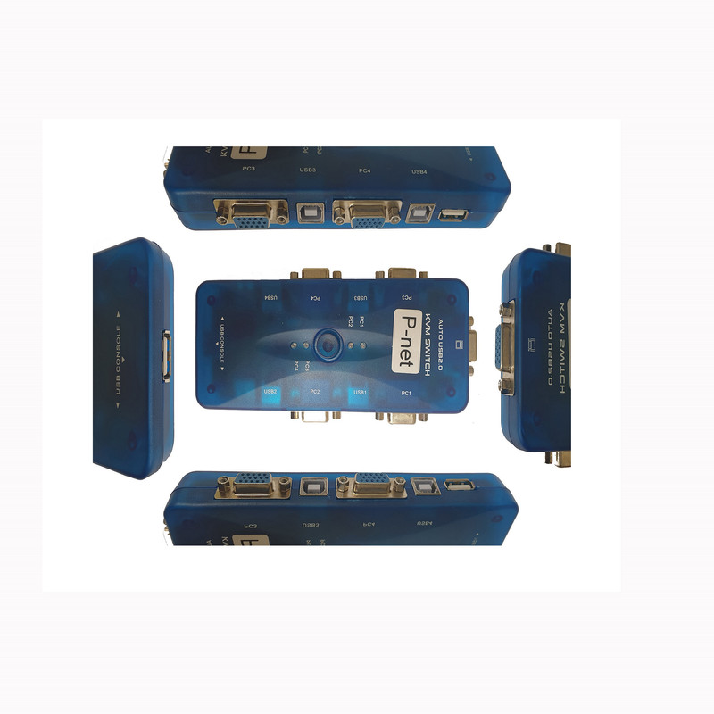 سوئیچ چهار پورت USB پی نت مدل 104UK