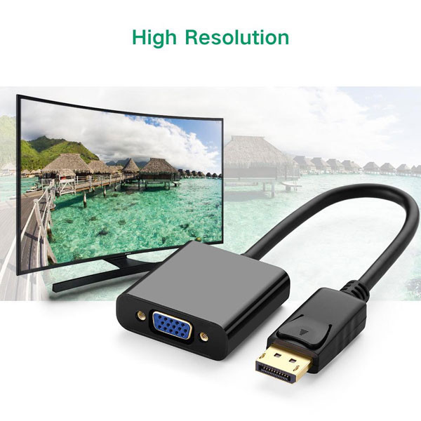 مبدل Display Port به VGA ایلون مدل CV1003
