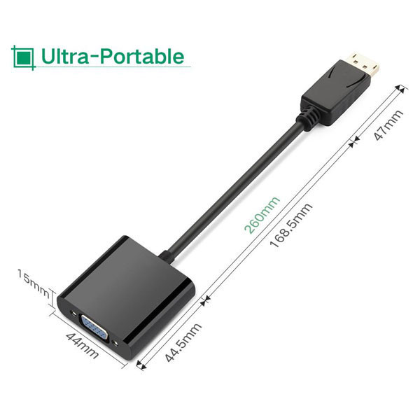 مبدل Display Port به VGA ایلون مدل CV1003