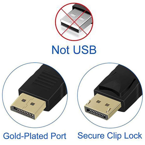 مبدل Display Port به VGA ایلون مدل CV1003