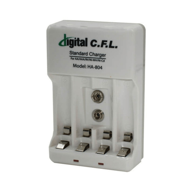 شارژر باتری سی.اف.ال مدل 804 به همراه باتری کتابی قابل شارژ دی بی کی مدل 500MAH