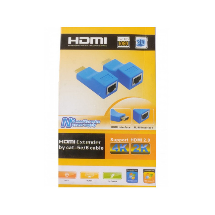 اکستندر HDMI تحت شبکه مدل 4K-60M بسته 2 عددی