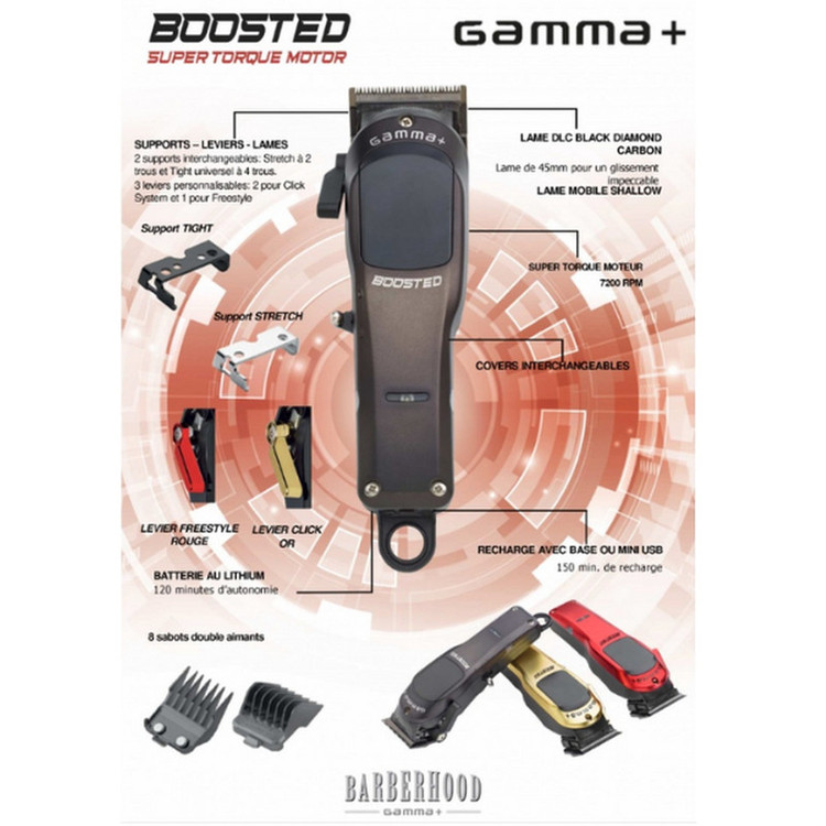ماشین اصلاح موی سر و صورت گاما پلاس مدل BOOSTED