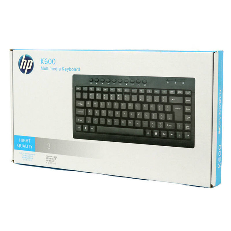 کیبورد اچ پی مدل K600 MINI MULTIMEDIA