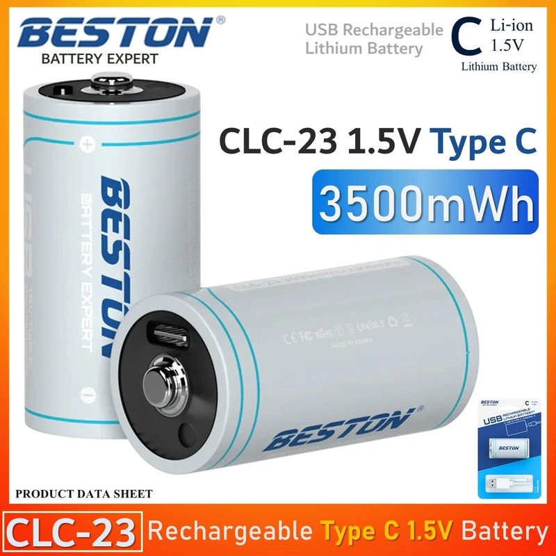 باتری قابل شارژ D بستون مدل USB-TYPE C-CHARGING