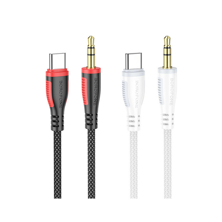 کابل تبدیل USB-C به جک 3.5 میلی متری بروفون مدل BL14 طول 1 متر