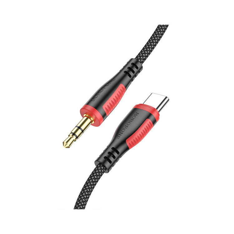 کابل تبدیل USB-C به جک 3.5 میلی متری بروفون مدل BL14 طول 1 متر
