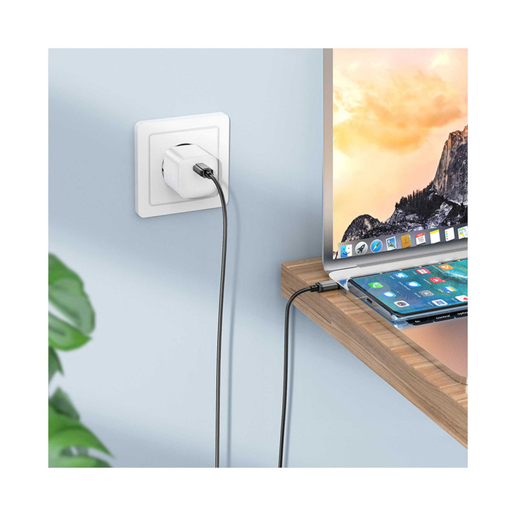 کابل USB-C بروفون مدل BX87 60W طول 1 متر