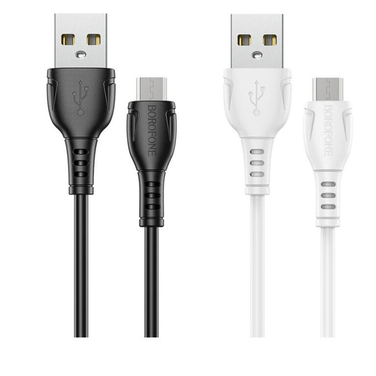 کابل تبدیل USB به MicroUSB بروفون مدل BX51 طول 1 متر