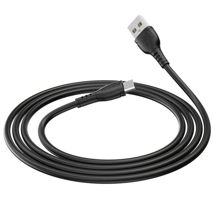 کابل تبدیل USB به MicroUSB بروفون مدل BX51 طول 1 متر