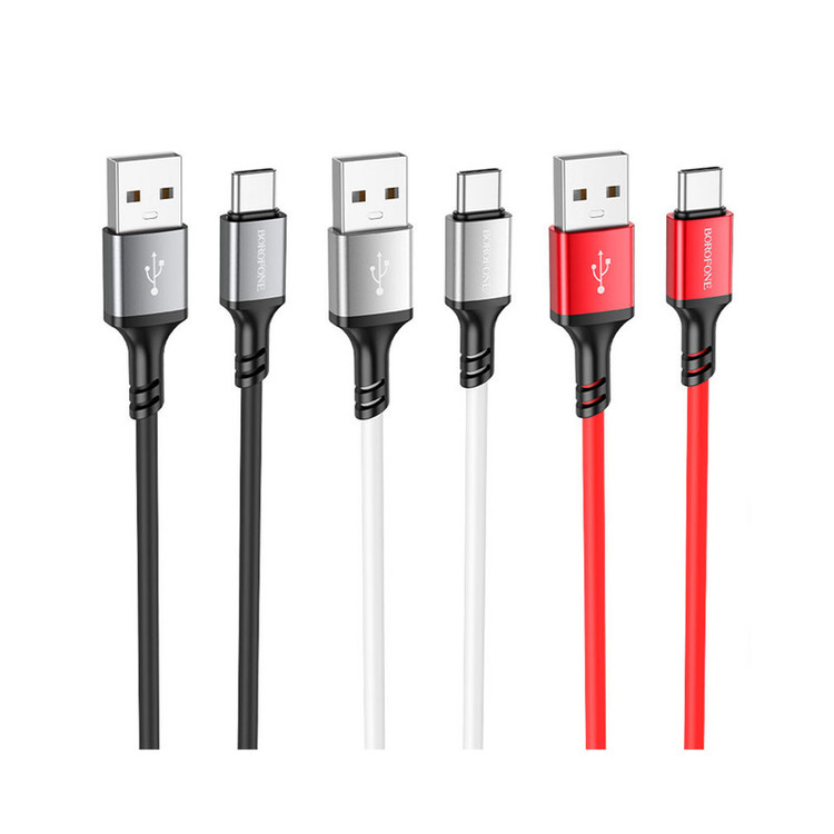 کابل تبدیل USB به USB-C بروفون مدل BX83 طول 1 متر