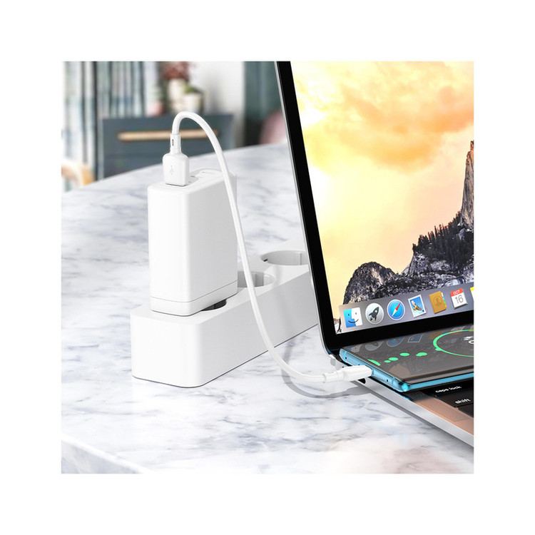 کابل تبدیل USB به USB-C بروفون مدل BX93 27W طول 0.25 متر