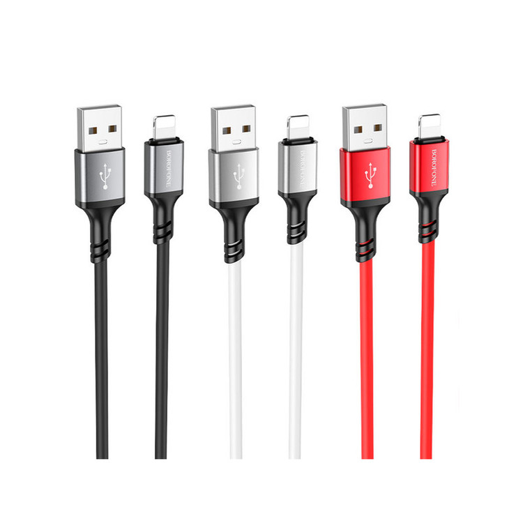کابل تبدیل USB به لایتنینگ بروفون مدل BX83 طول 1 متر