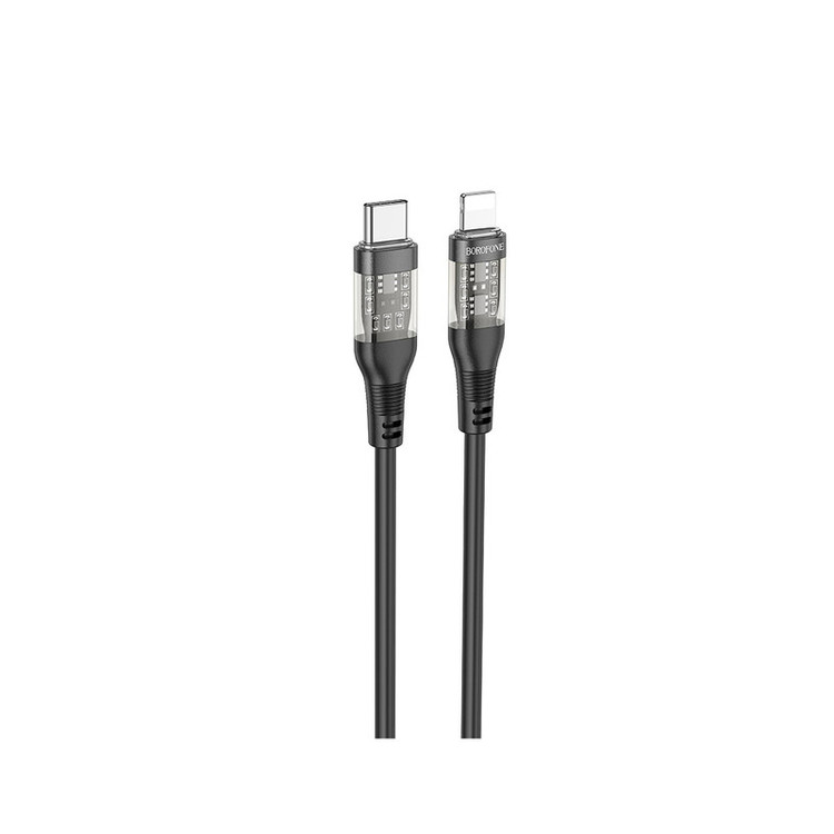 کابل تبدیل USB-C به لایتنینگ بروفون مدل BU37 20W طول 1.2 متر