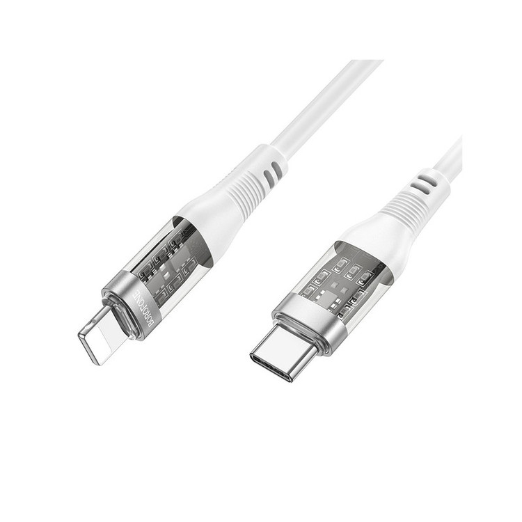 کابل تبدیل USB-C به لایتنینگ بروفون مدل BU37 20W طول 1.2 متر