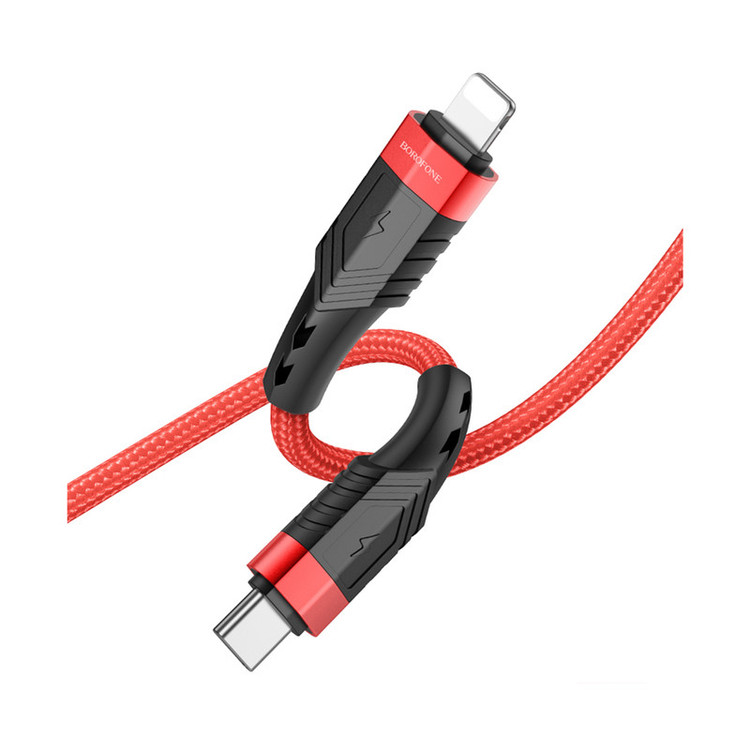 کابل تبدیل USB-C به لایتنینگ بروفون مدل BU35 20W طول 1.2 متر
