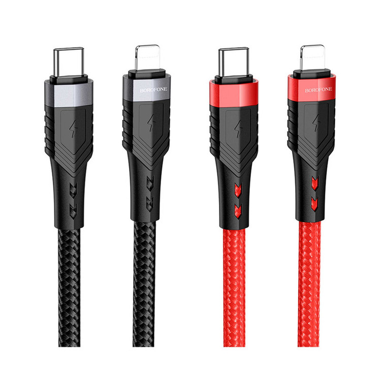 کابل تبدیل USB-C به لایتنینگ بروفون مدل BU35 20W طول 1.2 متر