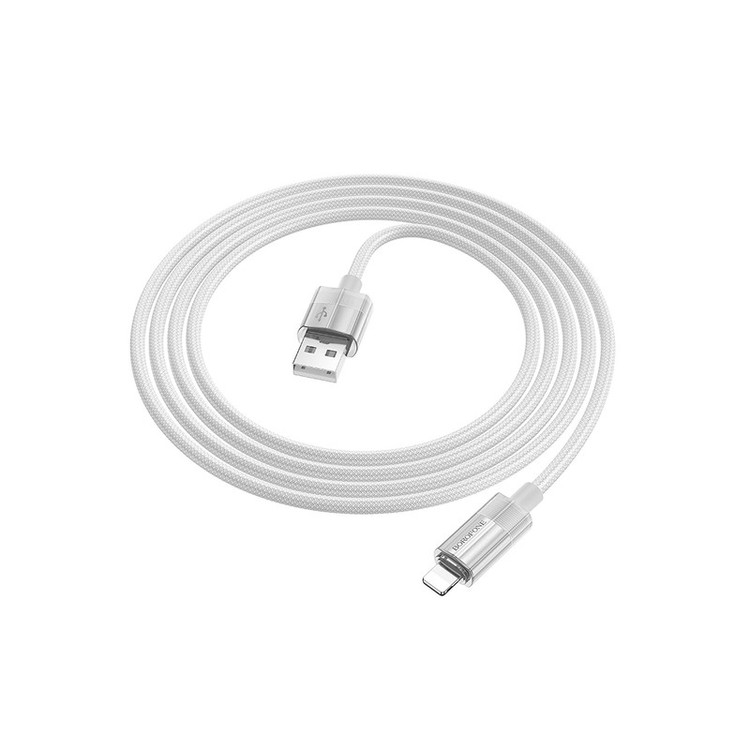کابل تبدیل USB به لایتنینگ بروفون مدل BU44 طول 1.2 متر