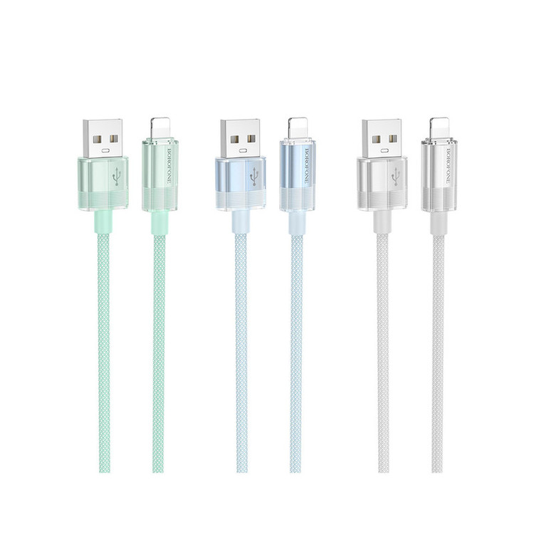 کابل تبدیل USB به لایتنینگ بروفون مدل BU44 طول 1.2 متر