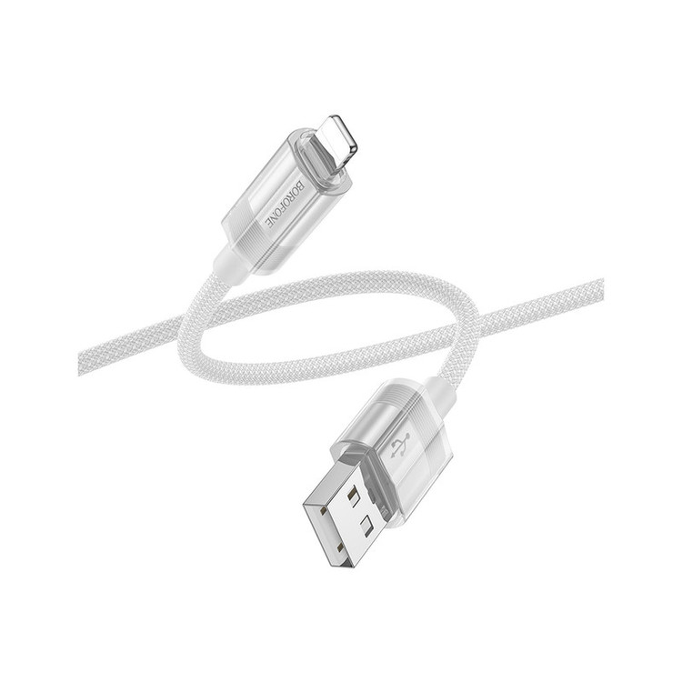 کابل تبدیل USB به لایتنینگ بروفون مدل BU44 طول 1.2 متر