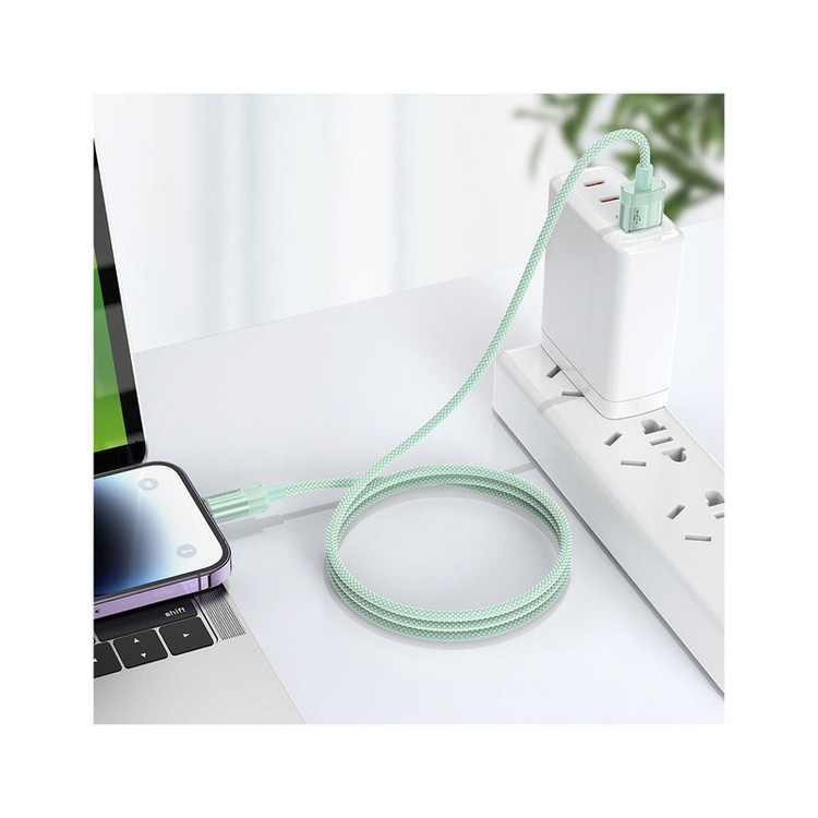 کابل تبدیل USB به لایتنینگ بروفون مدل BU44 طول 1.2 متر
