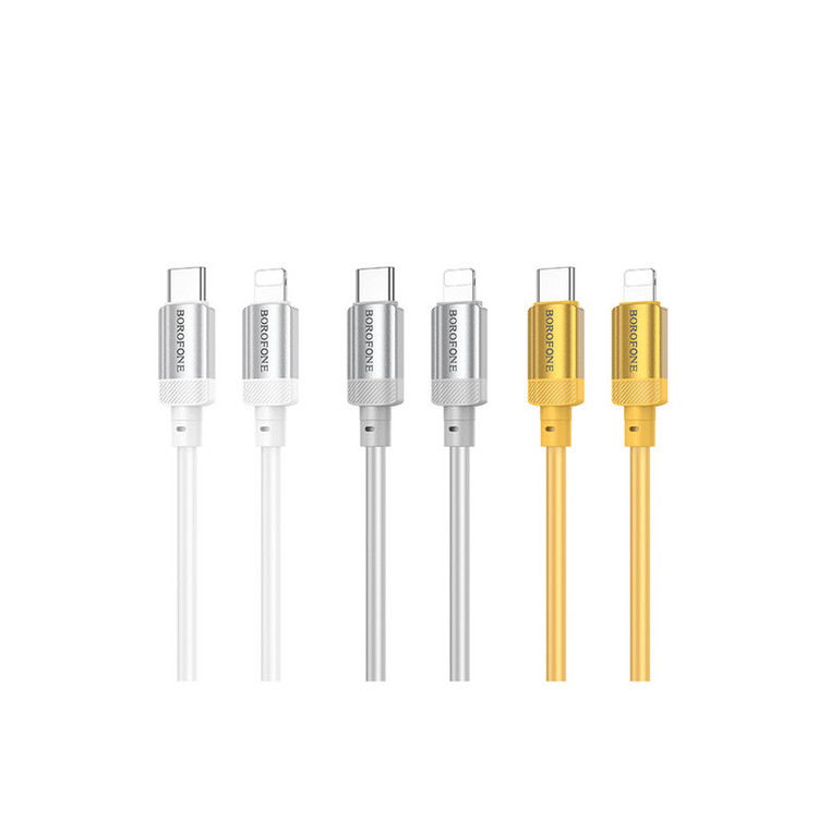 کابل تبدیل USB-C به لایتنینگ بروفون مدل BX108 PD 27W طول 1 متر