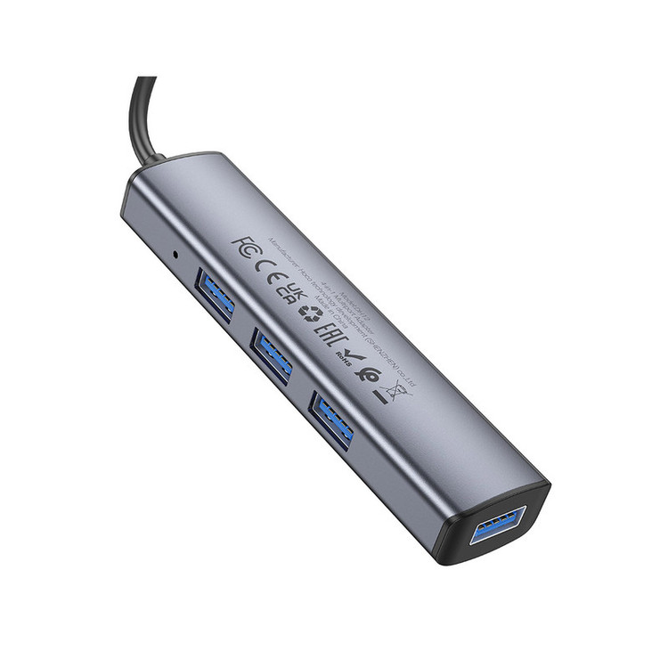 هاب 4 پورت USB-C بروفون مدل DH12 4IN1