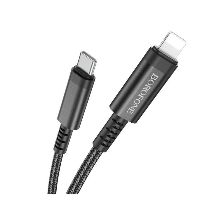 کابل تبدیل USB-C به لایتنینگ بروفون مدل BU38 20W طول 1.2 متر