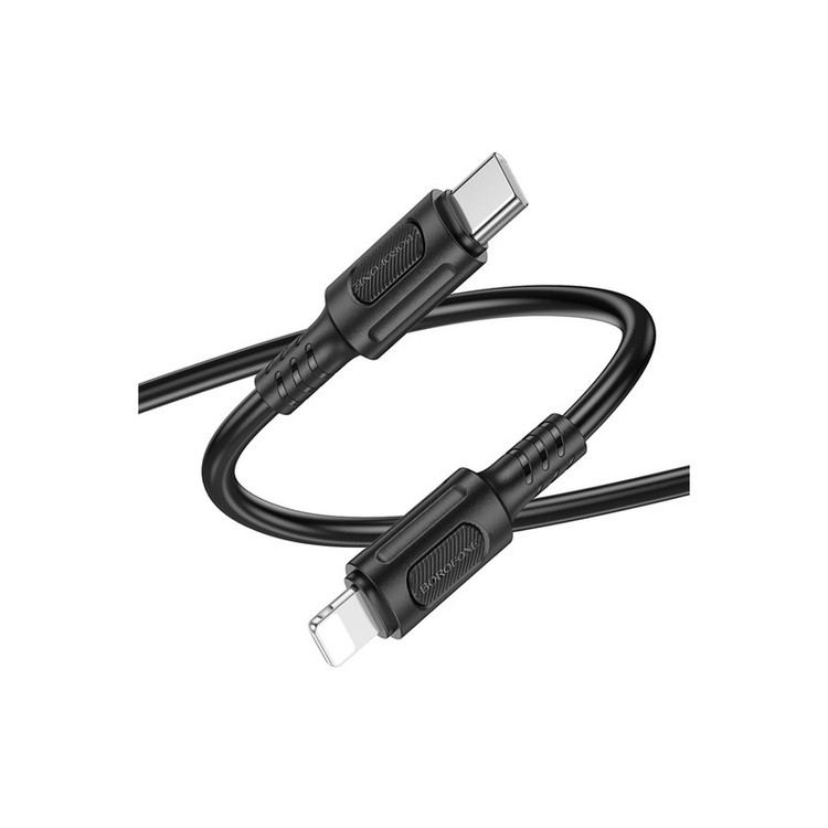 کابل تبدیل USB-C به لایتنینگ بروفون مدل BX111 27W طول 1 متر