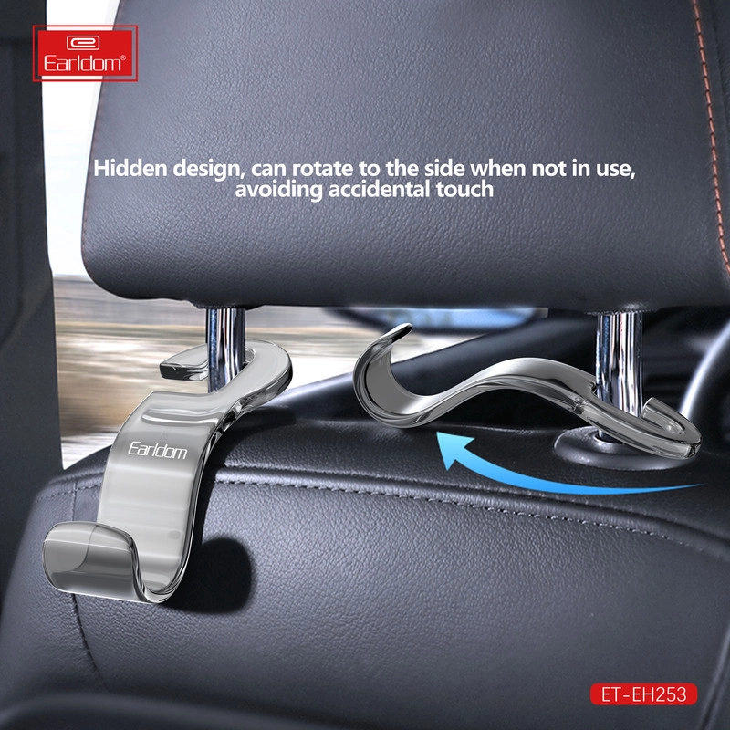 قلاب پشت صندلی خودرو ارلدام مدل VEHICLE HOOK EH253 بسته دو عددی