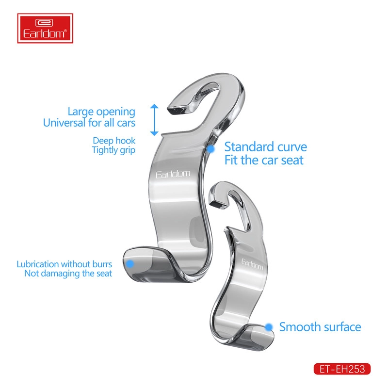 قلاب پشت صندلی خودرو ارلدام مدل VEHICLE HOOK EH253 بسته دو عددی
