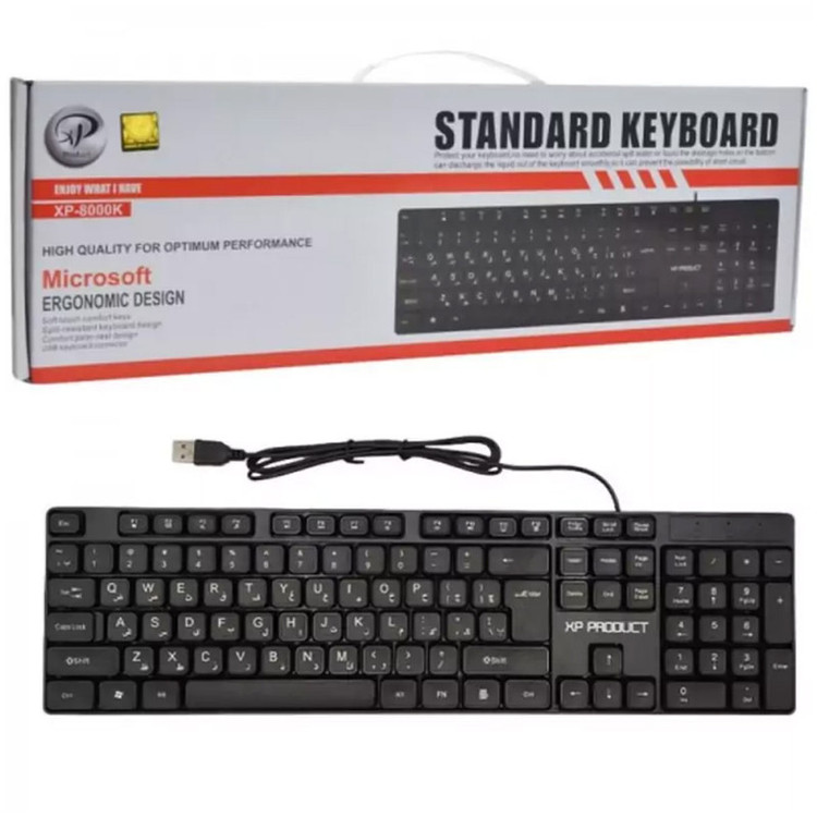 کیبورد ایکس پی-پروداکت مدل XP-8000K؛ Full-size