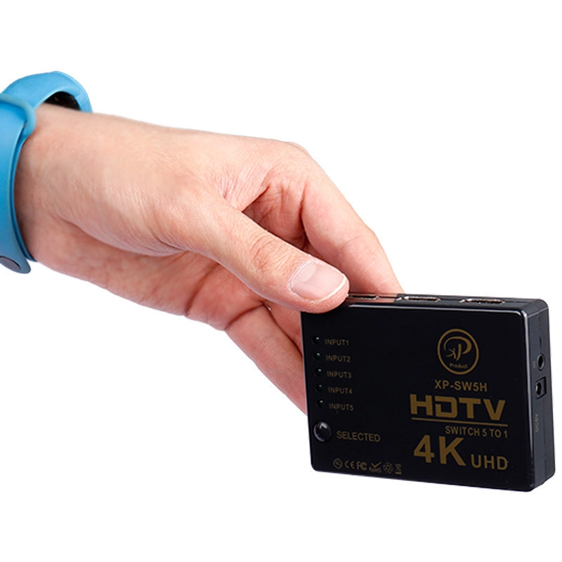 سوئیچ 5 پورت HDMI ایکس پی مدل XP-SW5H