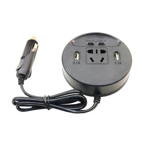 اینورتر خودرویی 150 وات 12/24vdc به 220vac مدل 1667