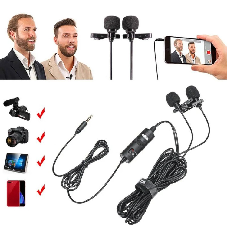 میکروفون یقه ای بویا مدل BY-M1DM