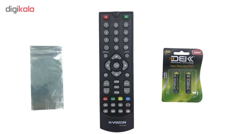 ریموت کنترل ایکس ویژن مدل IE-R1251