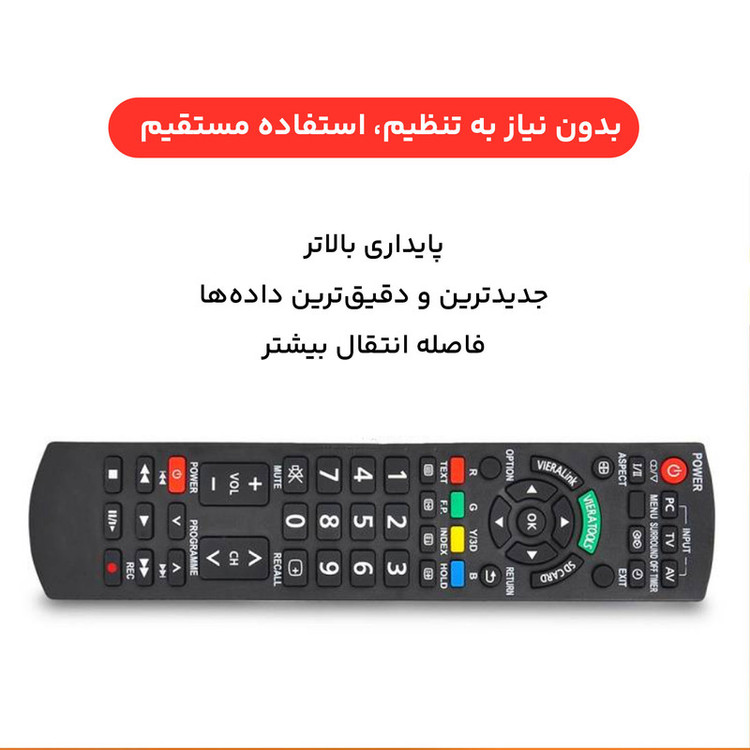 ریموت کنترل تلویزیون پاناسونیک مدل 920 پلاس